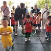 哇！套中柚子