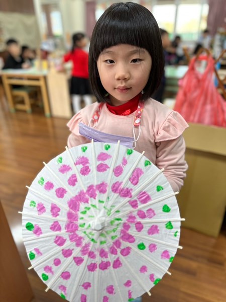 我的傘有小花