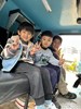 坐進消防車