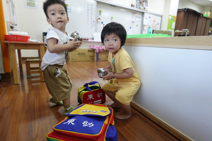 我會自己整理餐具