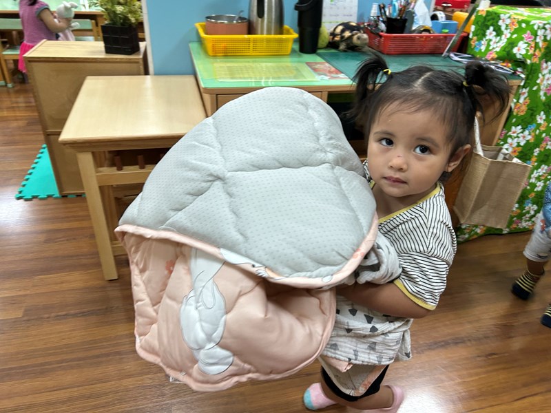 我會自己幫棉被