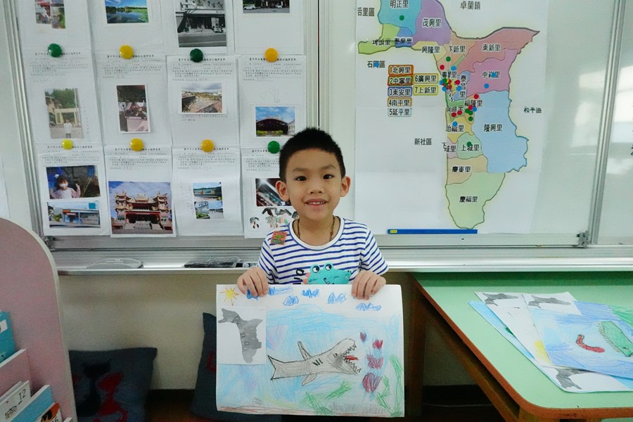 我的地圖像鯊魚