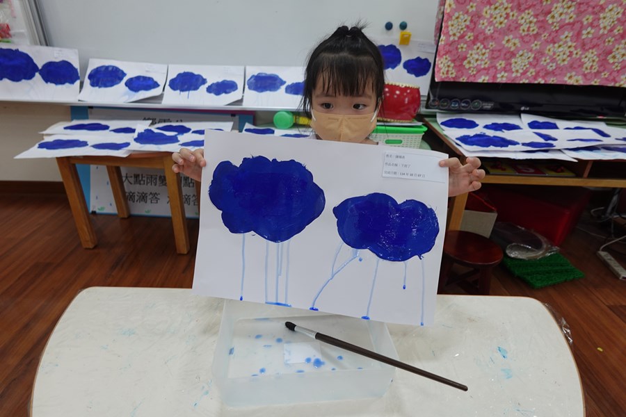 呈現下雨的效果