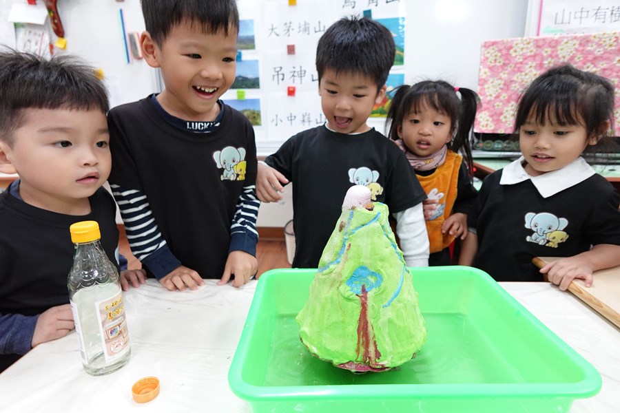 神奇的火山爆發