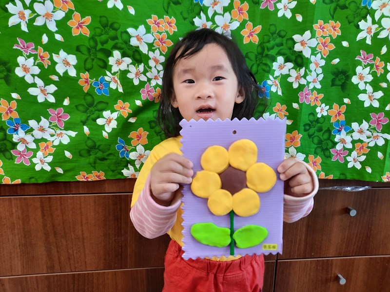 我的太陽花完成了!