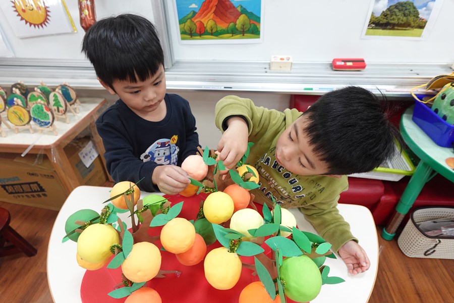 橘子樹即將完成