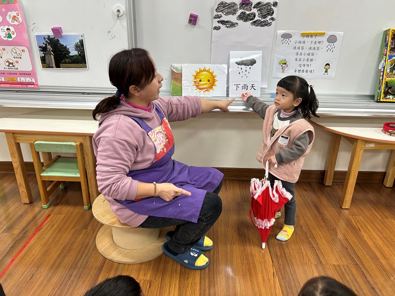 請問這是什麼天~我會說下雨天