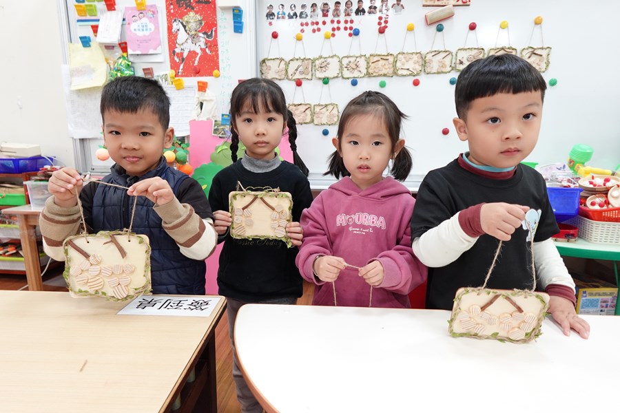 木片鬆散素材創作完成