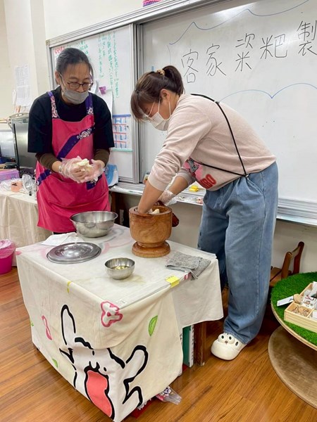 老師示範預備備