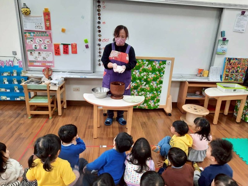 開心我們的粢粑搗好了