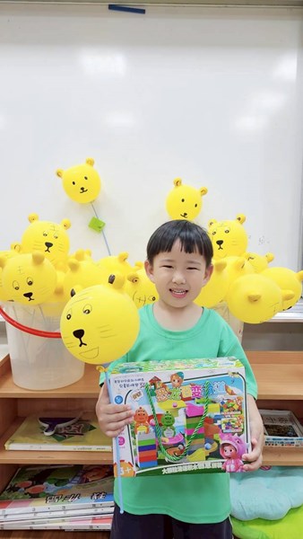 開心拿到兒童節禮物