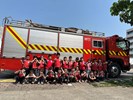 和消防車大合照