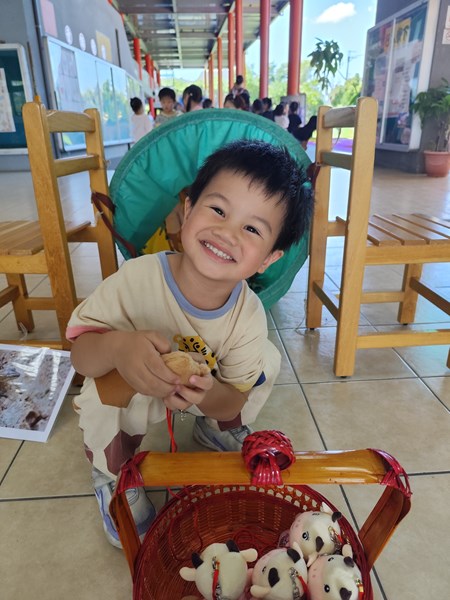 闖關成功拿香包